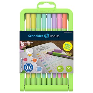 LINE-UP FINELINER PEN PACK -  multipastel